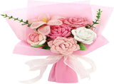 Hand Knitted Yarn Bouquet Pure Cotton Artificial Flowers V1263-JX-8023