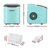 Devanti 12kg Ice Maker Machine w/Self Cleaning Green IM-ZB12H-GN