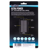 Brillar Ultra Power 3 In 1 4000mAh Solar Powerbank, Torch & Compass V915-BR0092