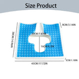 Cushion,Bed Cushion For Butt Fiber Bedsore Pressure Pillow T Shaped Opening Triangular Slope Design V1370-AZ4-24406