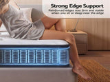 Giselle Double Reversible Spring Mattress Cashmere Cover Gel Foam Firm 35cm MATTRESS-B-VERSA-35-D