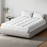 Giselle Bedding 1500GSM Bamboo Pillowtop Mattress Topper 10cm Thick Pad for Back Pain Relief, High TOPPER-BAM-10-Q
