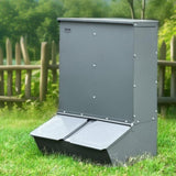 VEVOR Hog Feeder 3.7 Bushel Metal Double Door Pig Feeder Feeding up to 8 Hogs V952-SCWSQLMZWSQ2L3DL0V0