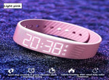 Women'S Watch Multifunctional Watch Alarm Watch Pedometer Watch Timer Watch - Rose red - Size 01 V1102-960-64789-ROS1-01