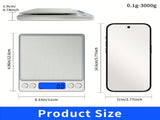 Food Scale, Kitchen Scale Digital Weight Display in Grams and Ounces, High-Precision Electronic V1106-CFC001