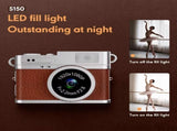 Mini camera retro version, wearable mini camera - 1080P high-definition video, 0.96-inch IPS screen, V1105-YAZXJ-01
