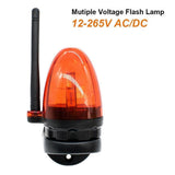 Outdoor LED Strobe Alarm Light 12V-265V, Wall Mount Emergency Warning Lamp V1263-JX-5806