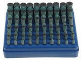 Sanding Bits Kit Green Stainless Steel Rubber for Polishing Rotary Tools V1366-AZ2-W-21602