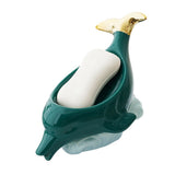 Dolphin Ceramic Box Drain Dish Box Bathroom Supplies Home Decoration Accessories Drain V1294-YM0523-10335929