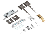 Split Door Lock Handle Kit Modern AntiTheft Door Lockset for Home Bedroom Bathroom Office V1294-YM0901-3114210070711
