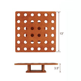 Ice Cream Cone Holder,Wooden Food Cone Holder With 36 Holes, Food Display Stand, Snack Tray, Hand V1366-AZ2-W-03830