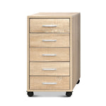 Artiss Filing Cabinet 5 Drawer Office Storage Organiser FURNI-O-CAB-5D-WD