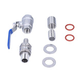 Weldless Kettle Valve Kit 1/2in BSP Ball Valve Quick Connector Bulkhead Assembly V1294-YM0721-3118210078511