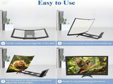 14" Curved Screen Magnifier for Cell Phone,3D HD Magnifying Projector Screen Enlarger for Movies, V1259-SCRMAG-14IN-3DHD