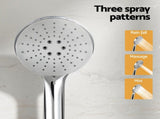 Handheld Shower Head Holder 4.7'' High Pressure Silver SHOWER-A6-RO-SI
