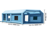 Inflatable Paint Booth 23x13.1x9ft Inflatable Spray Booth 750W480W Blower V952-CQSPQFLSKCGLKCDG9V3