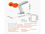 Boat Trailer Winch Stand with Roller, Adjustable Height 365-548 mm, Boat Winch Mount with U-Bolts V952-CYJPZJZZJ00032G30001V0