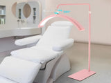 Pink Half Moon Floor Fill Lamp for Salon Tattoo Eyelash Makeup Beauty LED Lash Light V201-QHGMMOREONE051