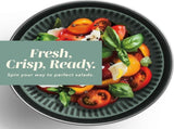 Stainless Steel Salad Spinner 5 Qt. Lettuce Washer And Vegetable Spinner Dryer for Easy Salad Prep V1258-DP02-C-676