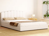 Artiss Bed Frame Queen Size Boucle FION BFRAME-H-FION-Q-WH-ABC