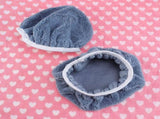 Ortofally 5 PCS Car Polishing Waxing Coral Fleece Bonnets Pads - 9-10 inch Grey V1189-LWWAL-20260327-03356