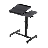 Artiss Laptop Desk Table Fan Cooling Black 60CM LA-DESK-LEO-L1-BK