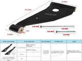 Control Arm Delta A-Plate for 2004 Club Car Precedent & 2018-up Tempo Golf Carts V1259-DP01-A-5422