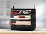 Portable Collapsible Hanging Travel Shelves Bags, Suitcase Organizer, Packing Cubes for Travel, V1370-AZ4-06638