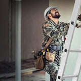 VEVOR Multi-Purpose Folding Ladder 7-in-1 3 Step 12ft Reach Height for Work V952-DGNZDTLHJ3JJE88GCV0