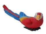 Parrot Sculpture Ornament Waterproof Lifelike Synthetic Resin Decorative Bird Statue for Garden V1294-YM0717-3111220232511