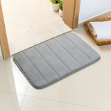 Grey Ultra-Absorbent Non-Slip Thickened Bath Mat - Luxurious Durable Soft Floor Rug V888-ELOSUNG39984
