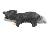 Black Bear Figurine Resin Funny Cute Exquisite Animal Art Statue for Garden Yard Decoration V1294-YM0706-3111230195111