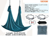 Aerial Yoga Hammock & Swing, 5 m Length Aerial Yoga Starter Kit with 100gsm Nylon Fabric, Full V952-DCK5X28MMLCBLHMSZV0