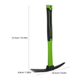 Forged Garden Mattock for Digging and Rock Breaking with Compact Design and Durable Manganese V1366-AZ2-W-17410