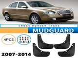 Set Of 4 Universal Protection Mud Flaps Splashes Guards Set Of 4 Pieces For Cars Easy To Install V1366-AZ2-W-17057