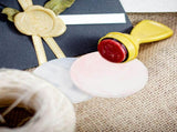 Wax Seal Pad Ceramic Multifunctional Coaster for Home and Craft 4Pcs V1366-AZ2-W-13571