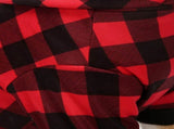 Big ! Pet Dog Plaid Hoodie Sweaters with Hat, Dog Warm Winter Dog Coat for Small Medium Large Dogs M V1189-WXFWAL-20260319-01109