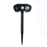 Solar Powered Animal Repeller Ultrasonic Mouse Repeller with 3 Gears Function for Outdoor Garden V1294-YM0710-3113210136411