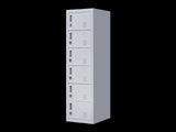 6-Door Locker for Office Gym Shed School Home Storage V63-832691