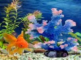 Aquarium Coral Ornament, Polyresin Coral Decor for Fish Tank Decoration Aquarium Landscape Vivid V1192-AZ-W-11580