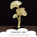 Nordic Ginkgo Decorative Leaf Sculpture Home Decoration Living Room Office Resin Decoration V1192-AZ-W-14435