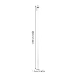 Masteelf 3-Piece Clear Acrylic Pull Rod Set, Drapery Opener Stick, for Easy Window V1369-AZ3-W-17356