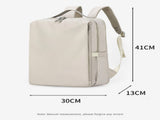 Pink Slim Minimalist Laptop Backpack - Shockproof & Anti-Theft Design, Travel-Friendly with Luggage V888-ELOSUNG27862