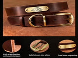 Premium Genuine Leather Dog Collar/Durable Real Leather Adjustable Collars For Male Female V1188-MS-430-1674-21