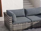 Outdoor Modular Lounge Sofa Bondi -Grey V264-OTF-507S-LGR