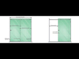160x100cm Frameless Glass Sliding Corner Shower With Black Rail and Wall Channel for Contemporary V63-913941
