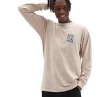 Vans Mens Have A Trip Long Sleeve T-shirt Top - Oatmeal V563-VN0A5FQF2N1-OAT-M