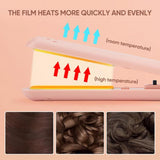 Curling Iron, Mini 2-in-3 CurlingIron for Hair, Portable USB for Travel Home V1366-AZ2-W-11396