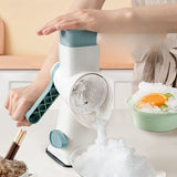 Three-Step Hand-Crank Ice CrusherTransparent Ice Box for Visible Operation, Anti-Slip Effort-Saving V1102-SCZBJ001