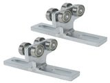 2Pcs Wheel Trolley T Shape Welded Roller Trolley Stable Bearing Track Roller Wheels for Track V1294-YM0703-3114230034811